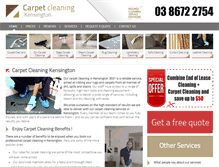 Tablet Screenshot of carpetcleaningkensington.org